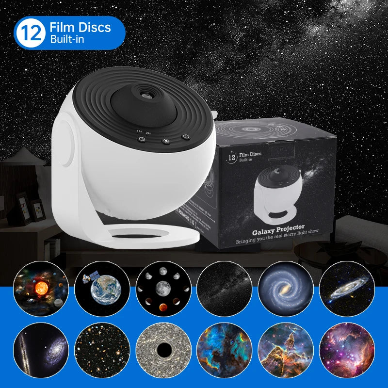 AUSYLE Night Light Galaxy Projector Starry Sky Planetarium Lamp