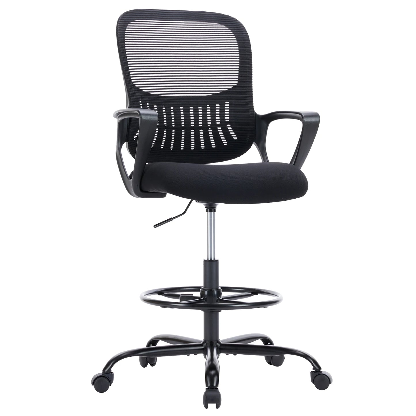 JHK Ergonomic Mesh Backrest Office Chair With Adjustable Height Wheels