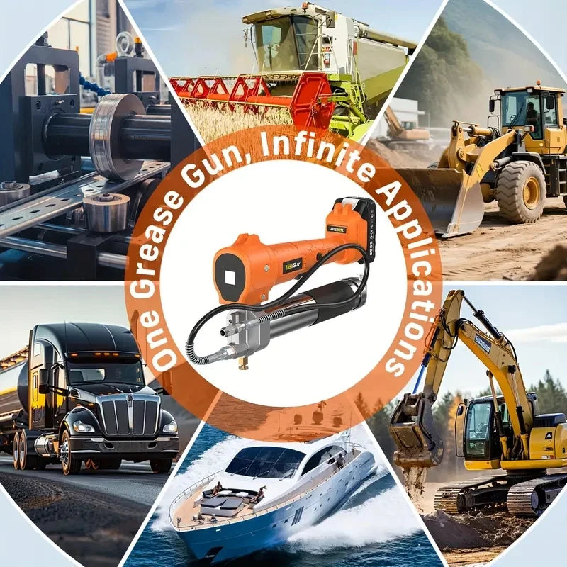 Taskstar 10000 PSI Cordless Electric Grease Gun 2 In 1