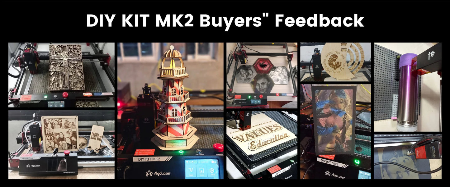 AlgoLaser Multi Function Rotary 4in1 Kit For Engraving Cylindrical Objects