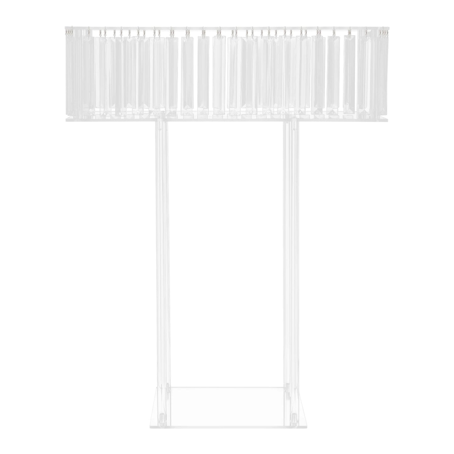 Acrylic Crystal Flower Stand For Wedding Centerpiece And Decor