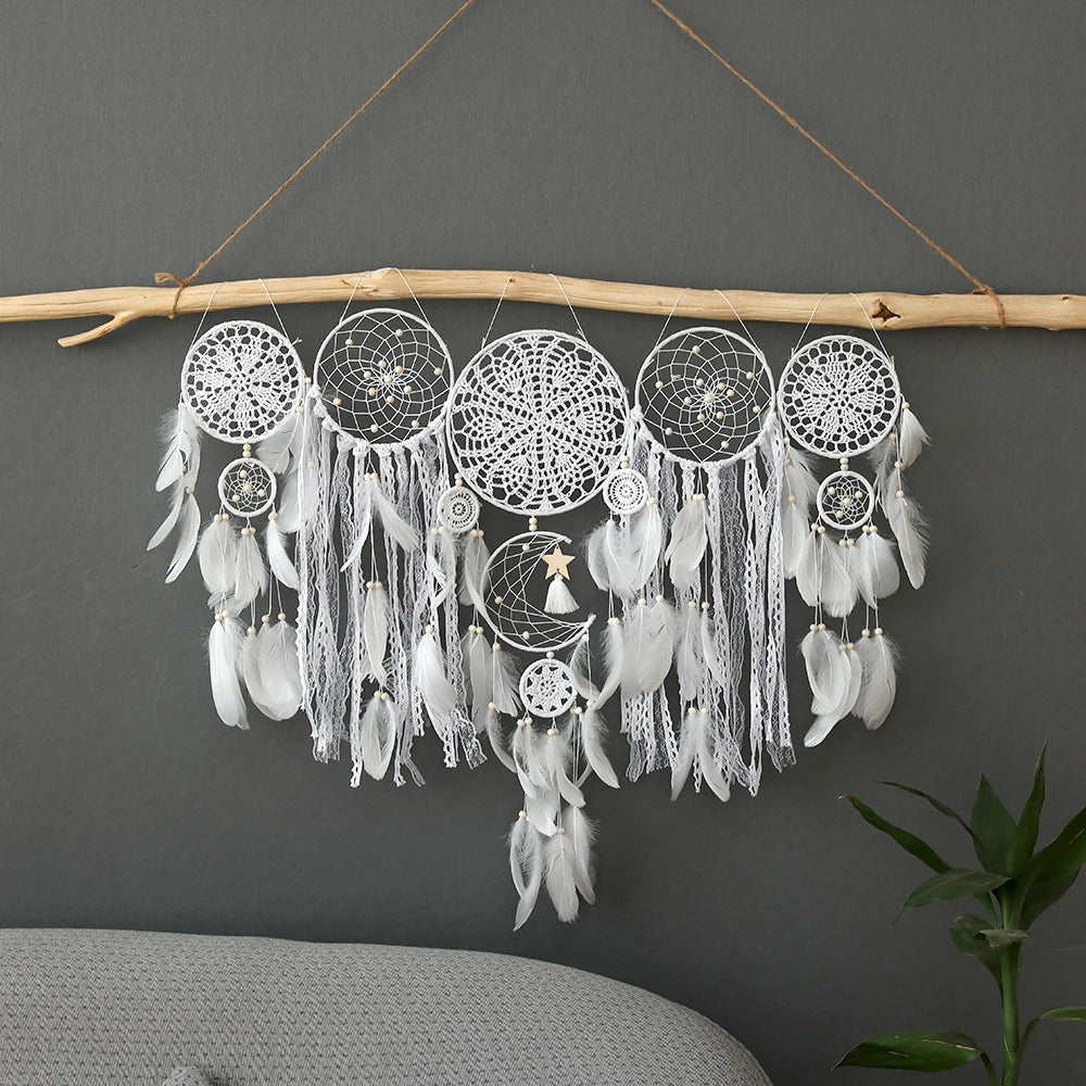 Dromenvanger Bohemian Dreamcatcher Set 5 Piece Wall Decor