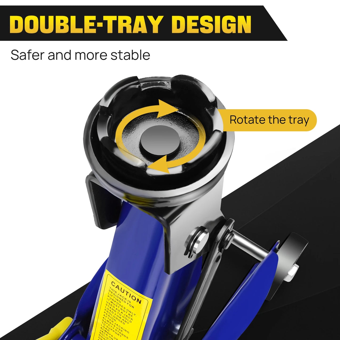 DayPlus Hydraulic Trolley Floor Jack 2 Ton Low Profile