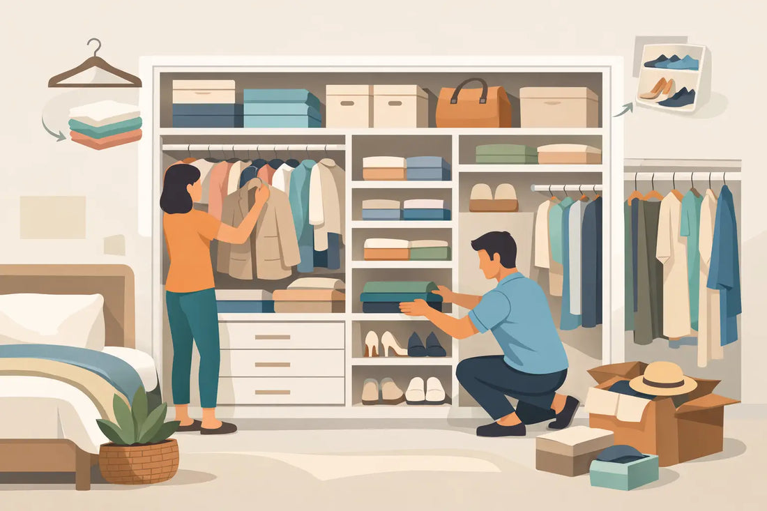 How to Organize a Bedroom Closet