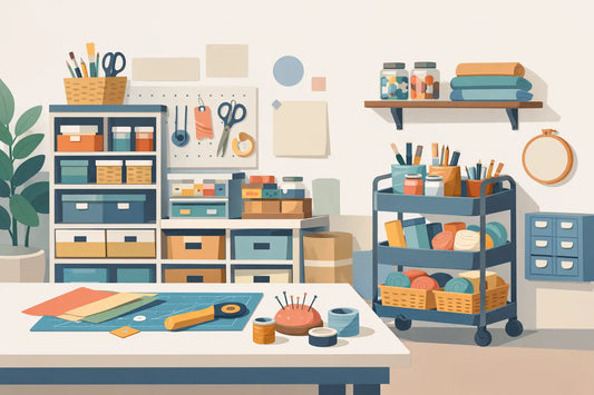 12 Craft Storage Ideas at Home That Work