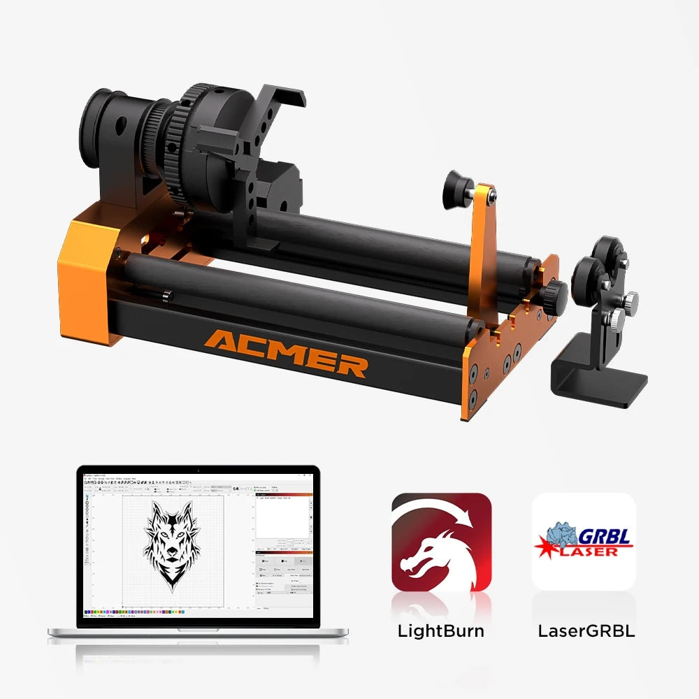 ACMER M4 Chuck Rotation Module 4th Axis Rotary Y Axis