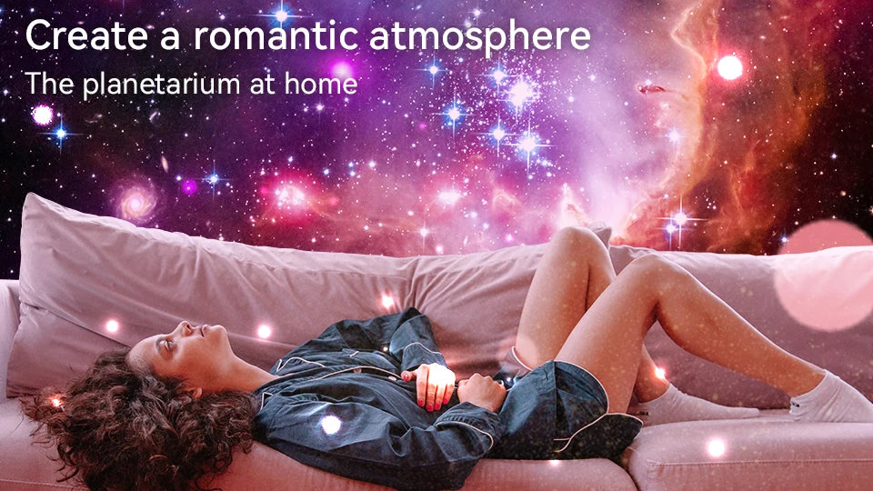 AUSYLE Night Light Galaxy Projector Starry Sky Planetarium Lamp