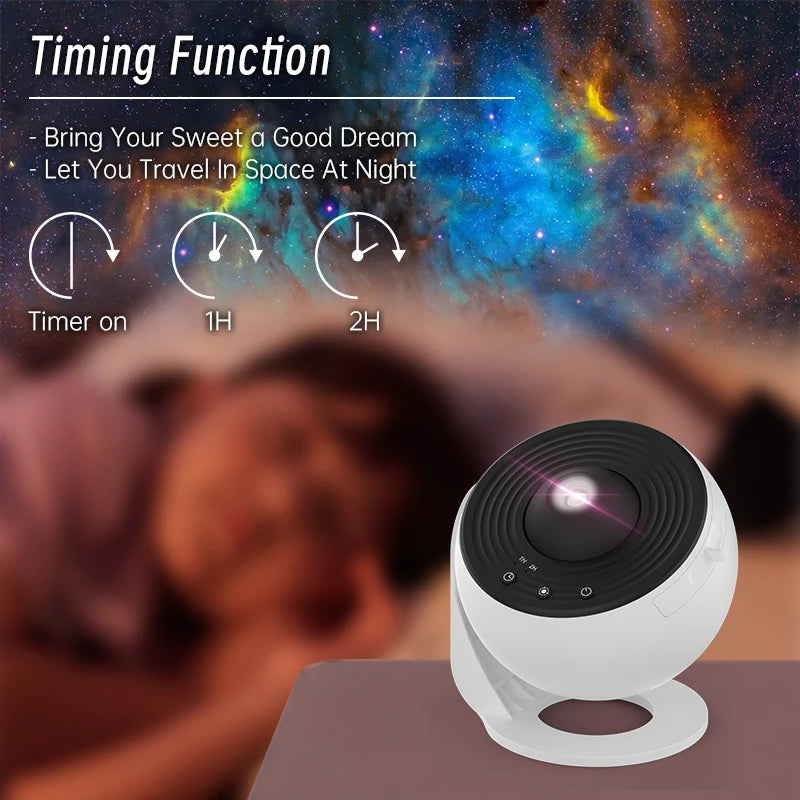 AUSYLE Night Light Galaxy Projector Starry Sky Planetarium Lamp