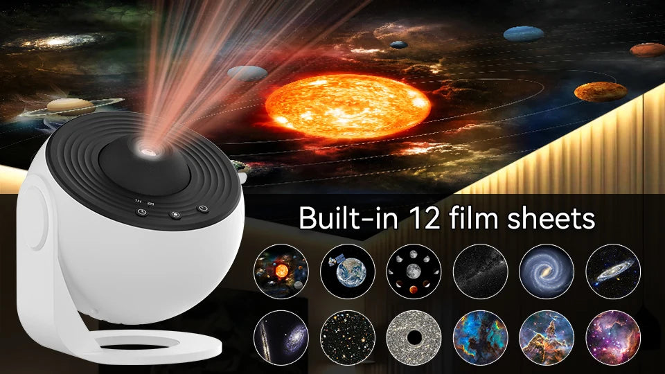 AUSYLE Night Light Galaxy Projector Starry Sky Planetarium Lamp