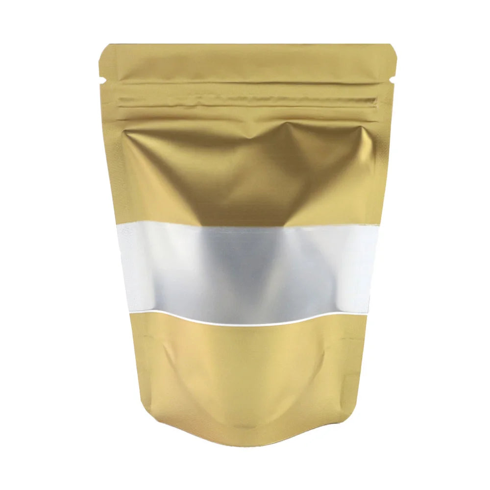 VoluPackCN Reclosable Zip Lock Bags Aluminum Mylar Pouches With Window