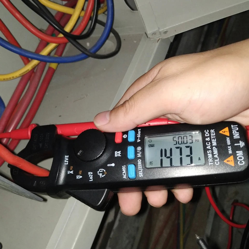 BSIDE ACM91 Digital Clamp Meter 100A Precision Ammeter DC AC