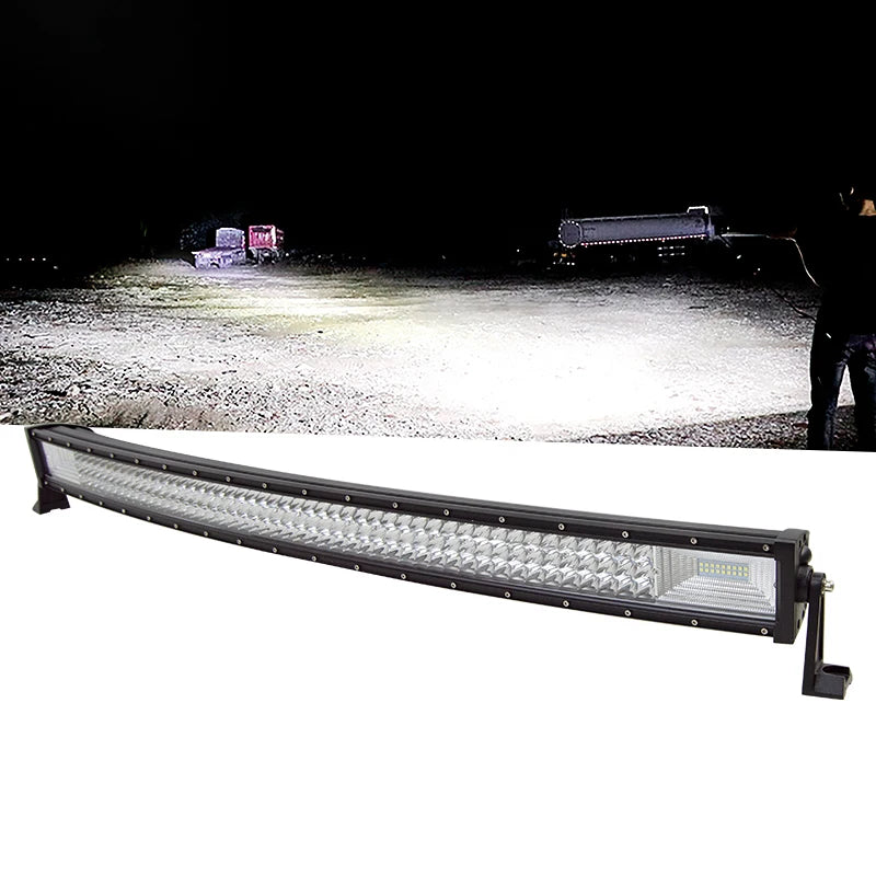 Auxtings Curved LED Light Bar Offroad 12V 24V Combo Beam