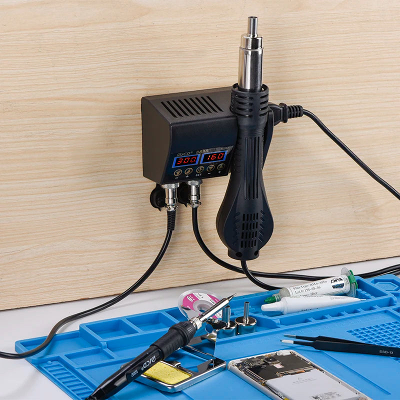 JCD 8898 750W Soldering Station 2 In 1 LCD Display Solder Tools