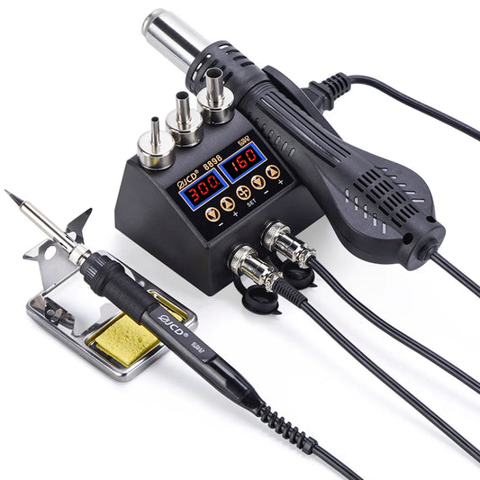 JCD 8898 750W Soldering Station 2 In 1 LCD Display Solder Tools
