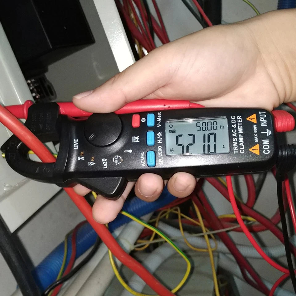 BSIDE ACM91 Digital Clamp Meter 100A Precision Ammeter DC AC