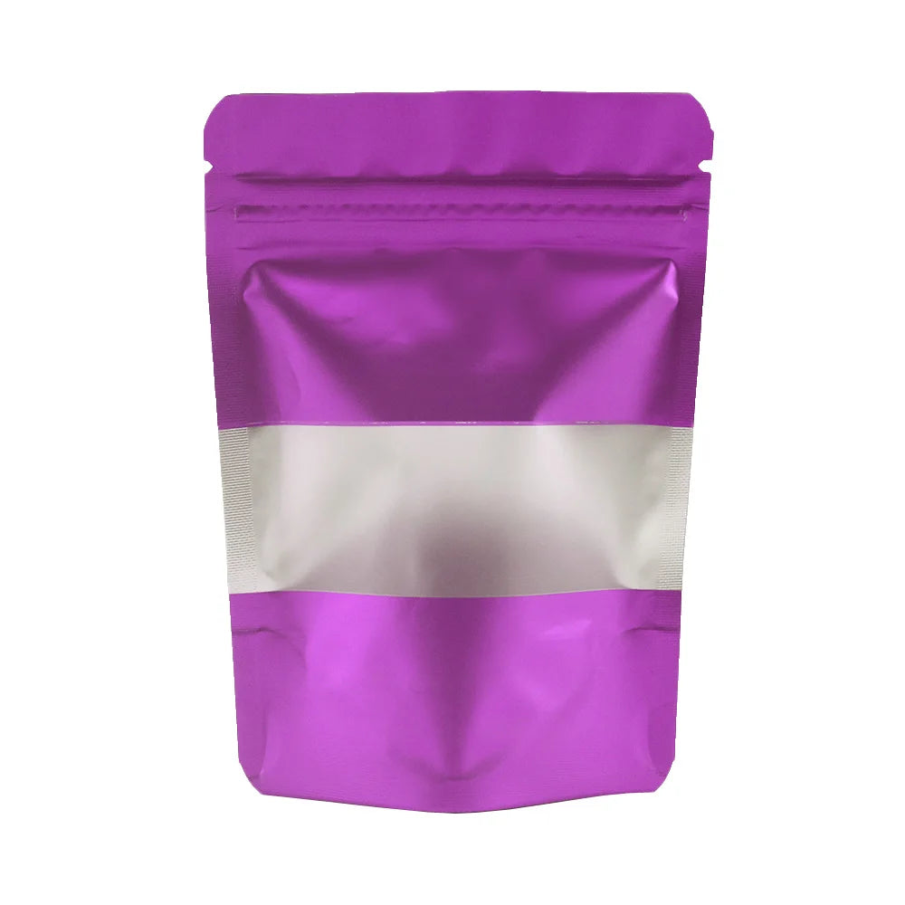 VoluPackCN Reclosable Zip Lock Bags Aluminum Mylar Pouches With Window