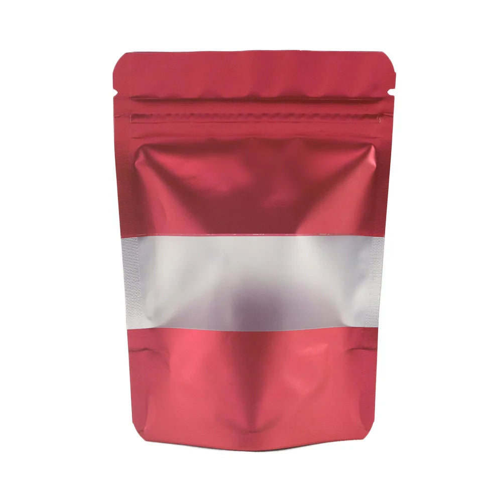 VoluPackCN Reclosable Zip Lock Bags Aluminum Mylar Pouches With Window