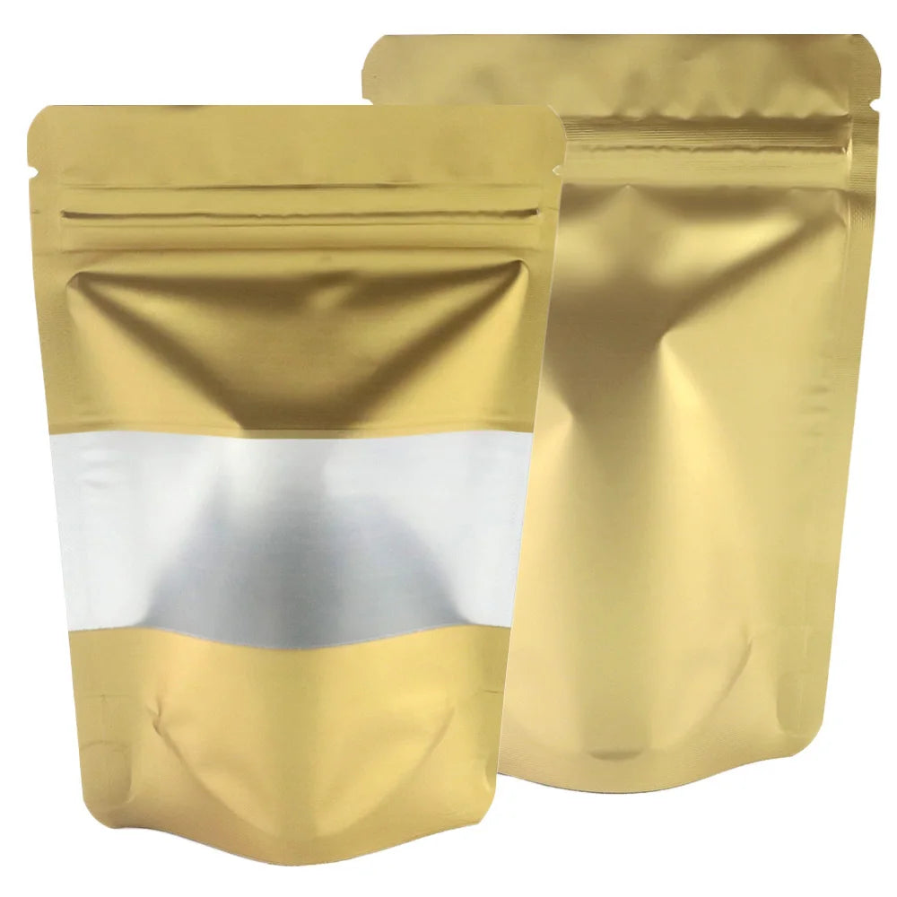 VoluPackCN Reclosable Zip Lock Bags With Clear Window