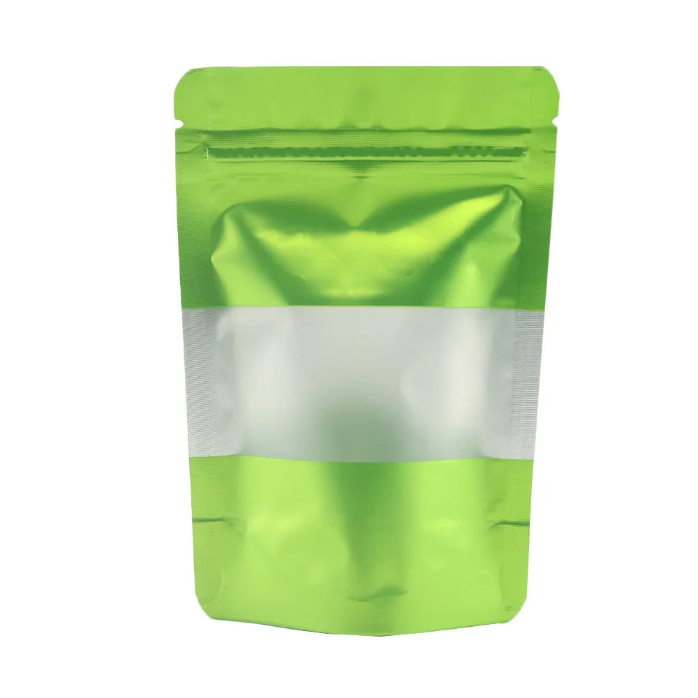 VoluPackCN Reclosable Zip Lock Bags Aluminum Mylar Pouches With Window