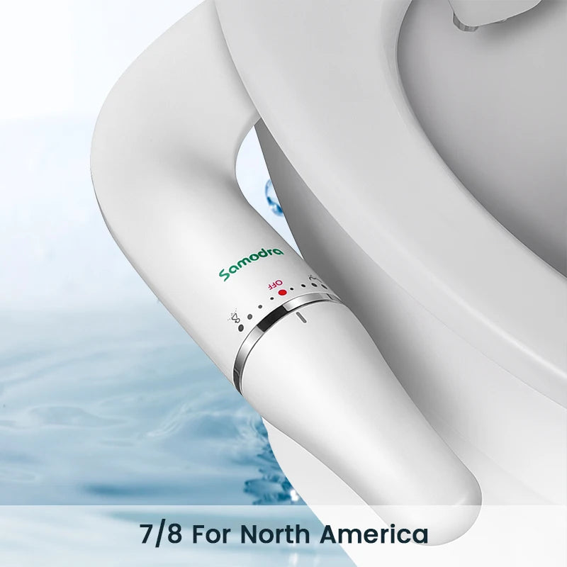 SAMODRA Ultra-Slim Toilet Bidet Seat With Adjustable Water Pressure