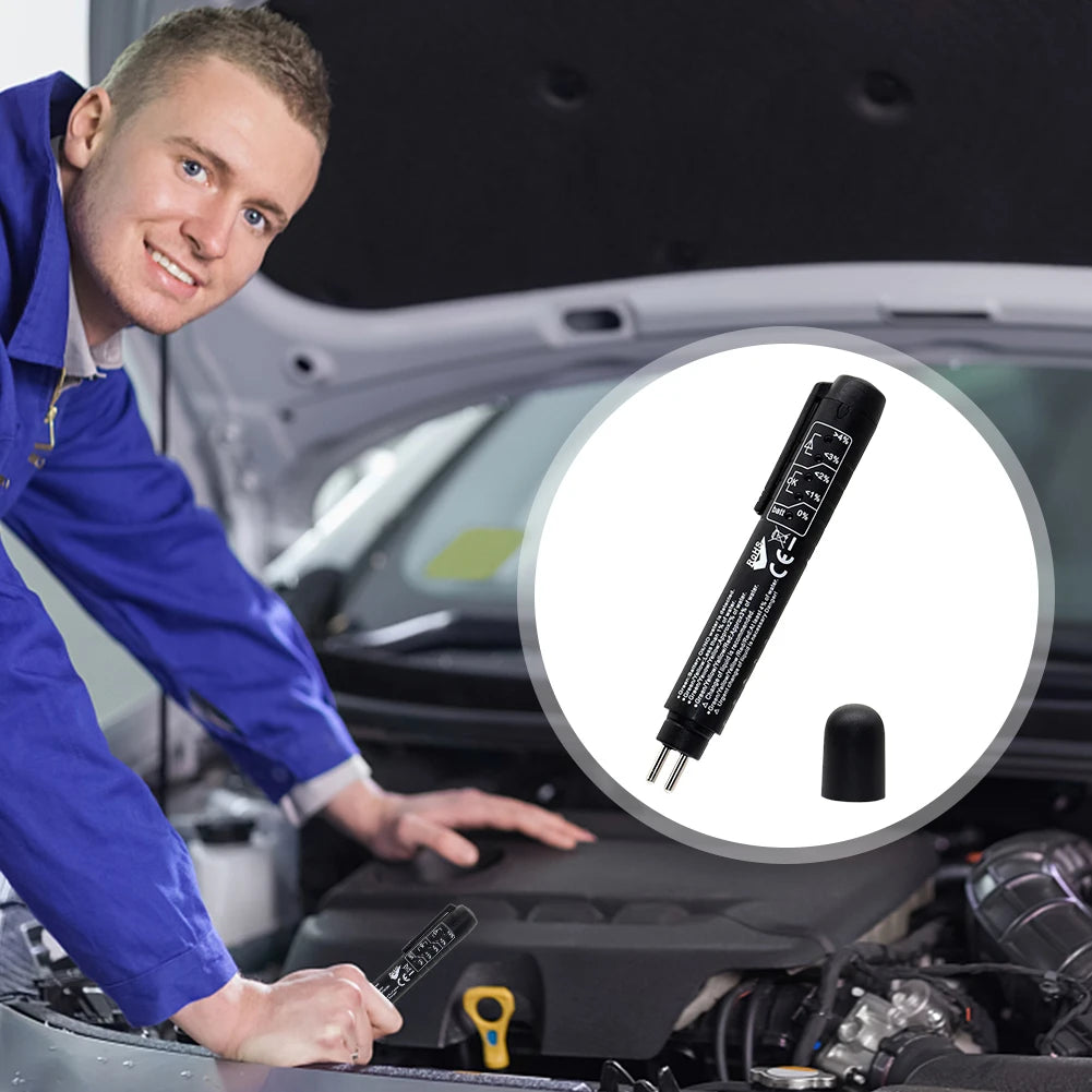 APWIKOGER Brake Fluid Tester With LED Indicators For Oil Quality