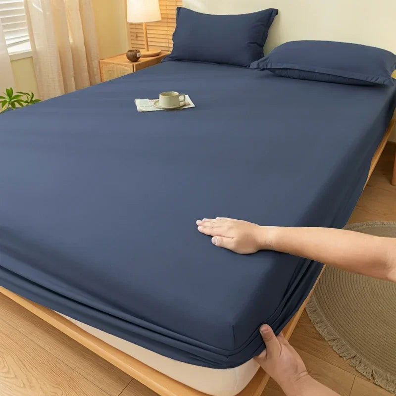 Luxury Elastic Fitted Sheet For Double Bed Mattress Cover