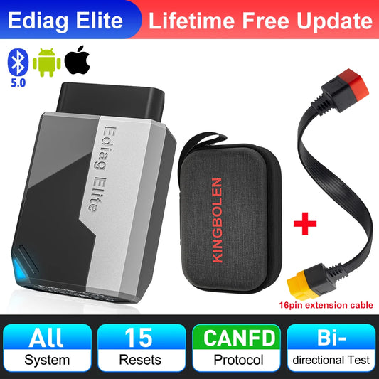 KINGBOLEN Ediag Elite Car Diagnostic Tool OBD2 BiDirectional Scan
