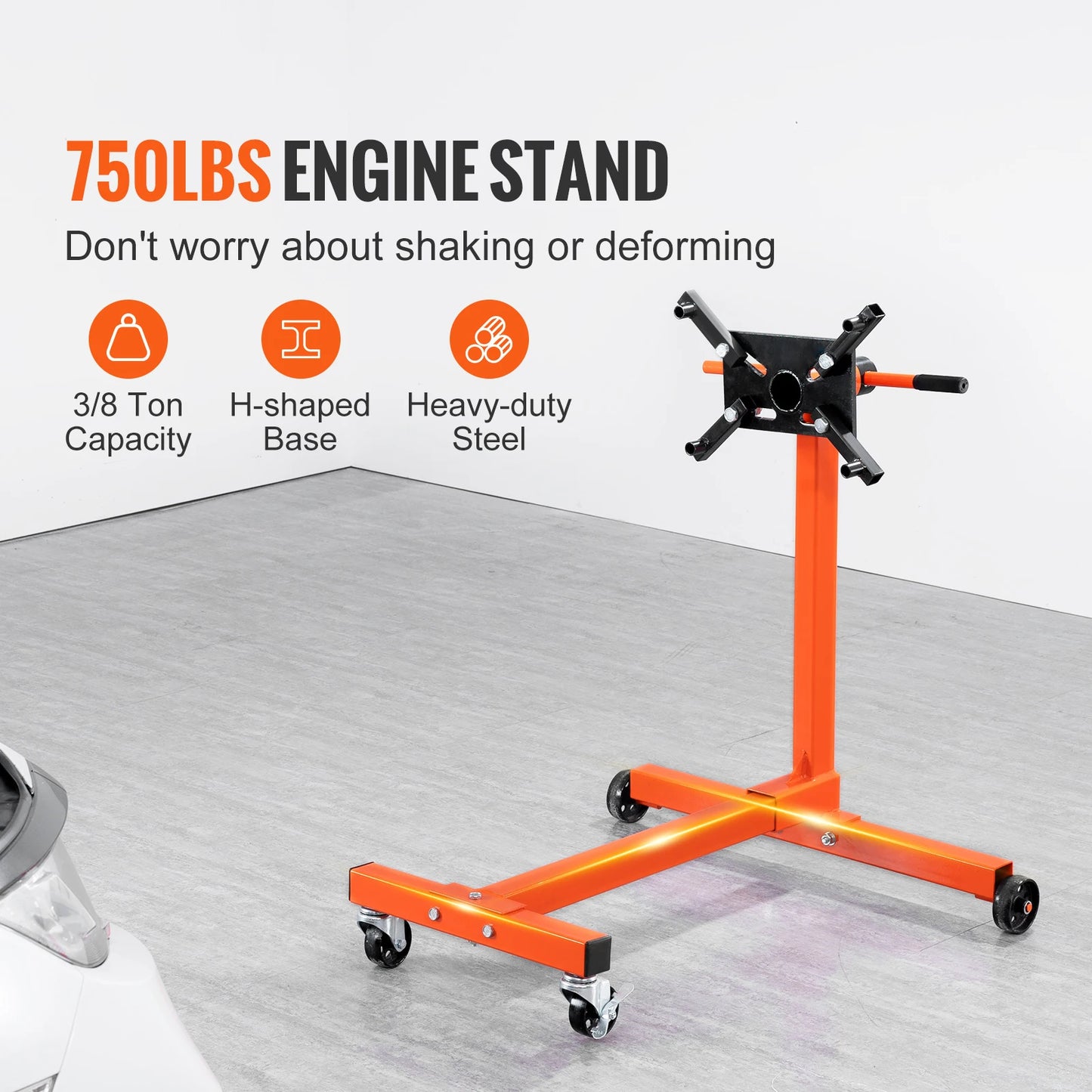 Engine Stand 750/1300/1500 Lbs Rotating Head 360 Degree Adjustable