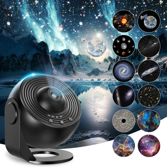 Aiopp Galaxy Projector For Bedroom With 13 HD Discs