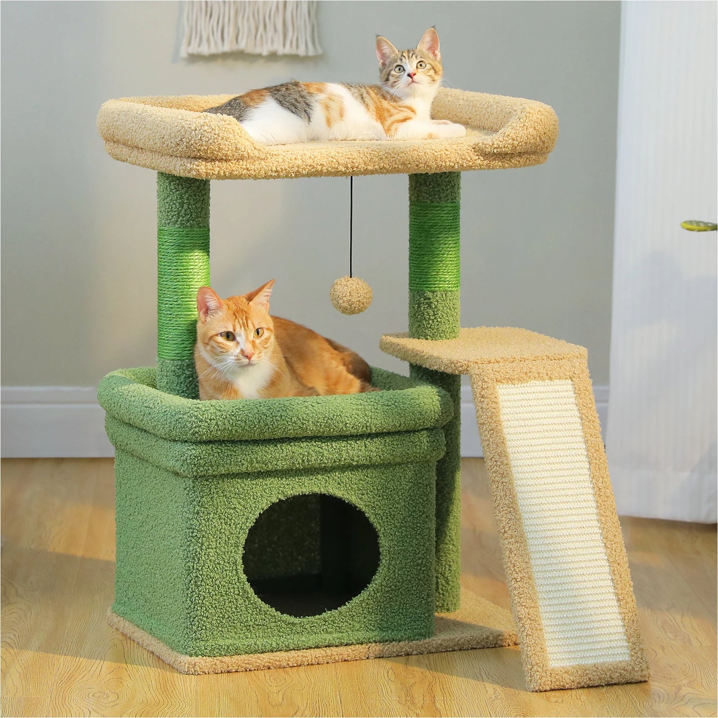 PAWZ Road Indoor Cat Tree With Sisal Scratching Post