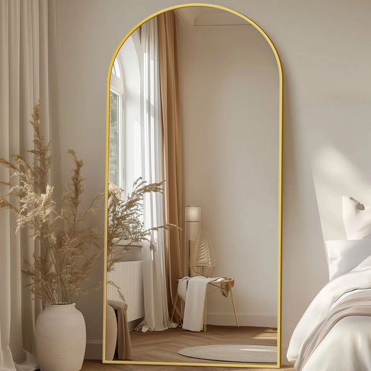 Antok Arch Floor Mirror Freestanding Full Length For Bedroom