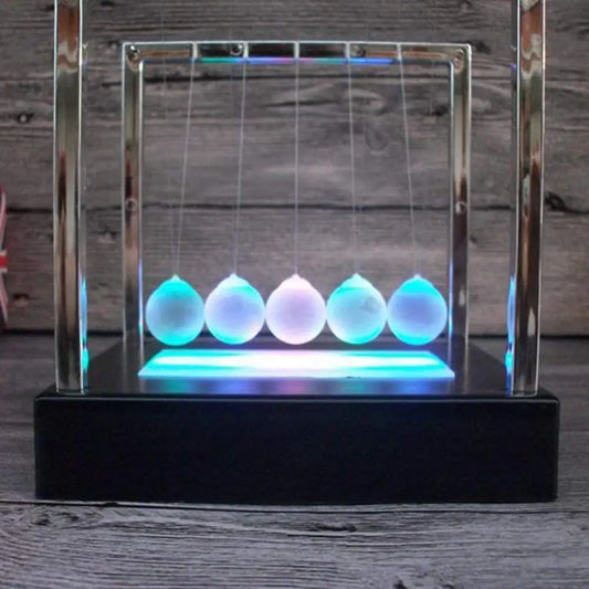 Newtons Led Light Up Desk Toy For Science Kids Educational