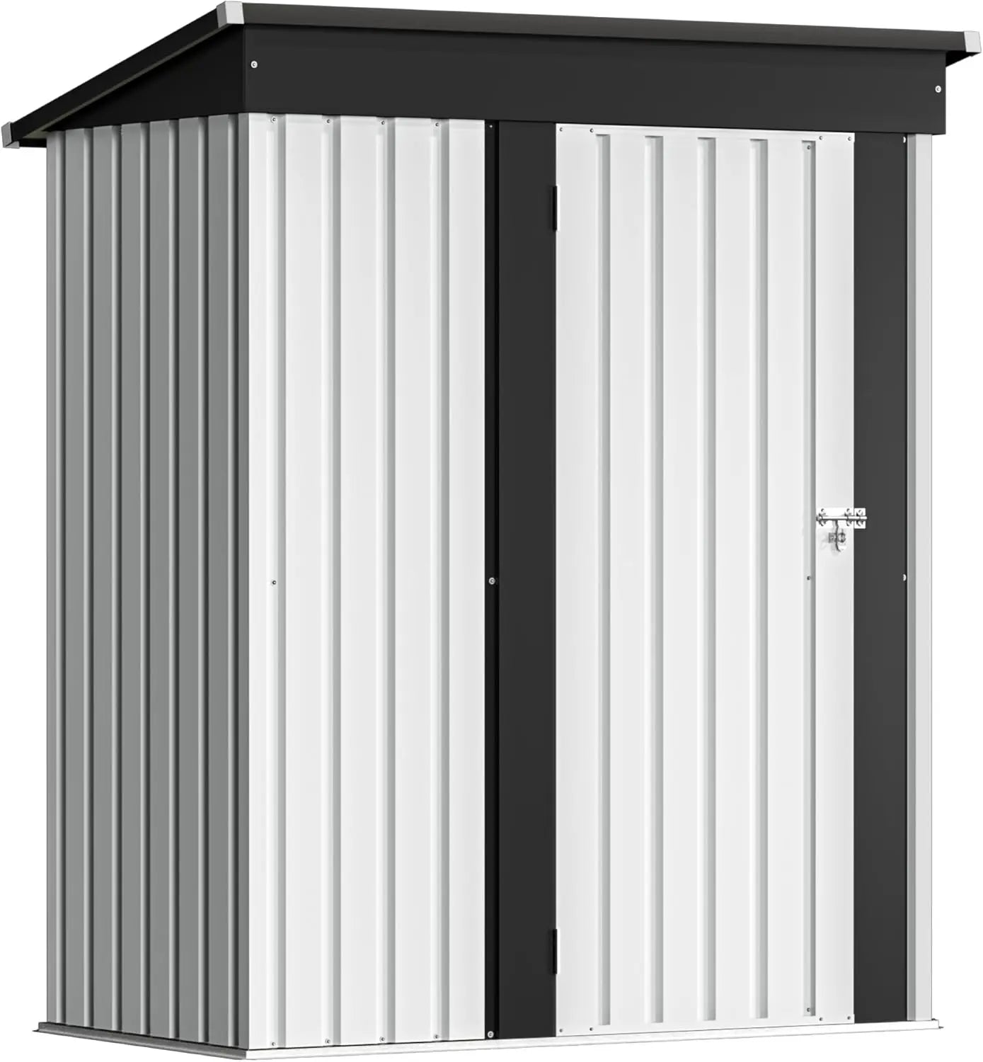 Outdoor Lockable Metal Shed For Garden Storage Anti Corrosion Design