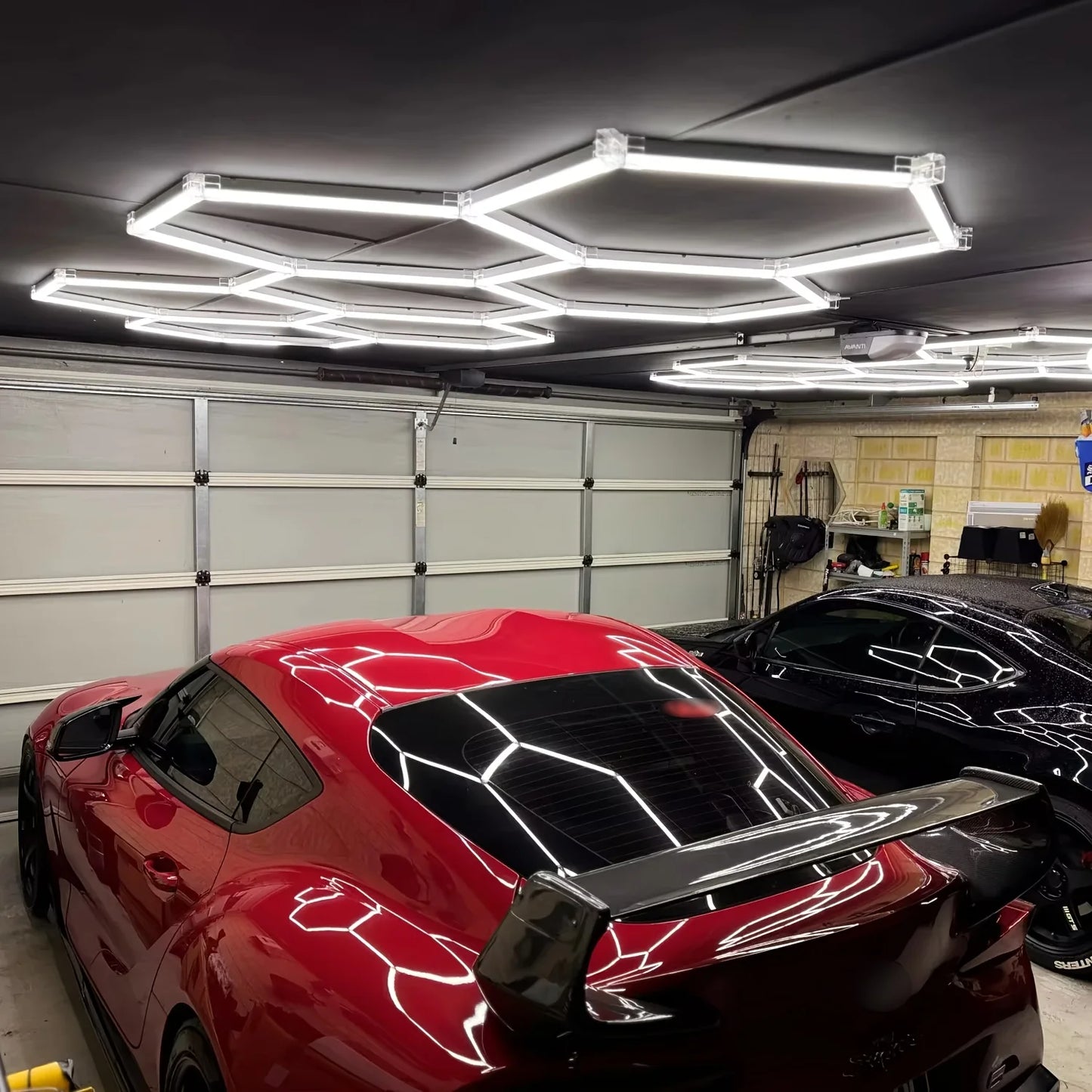 Ultra Bright LED Hexagon Tube Light For Garage Workshop