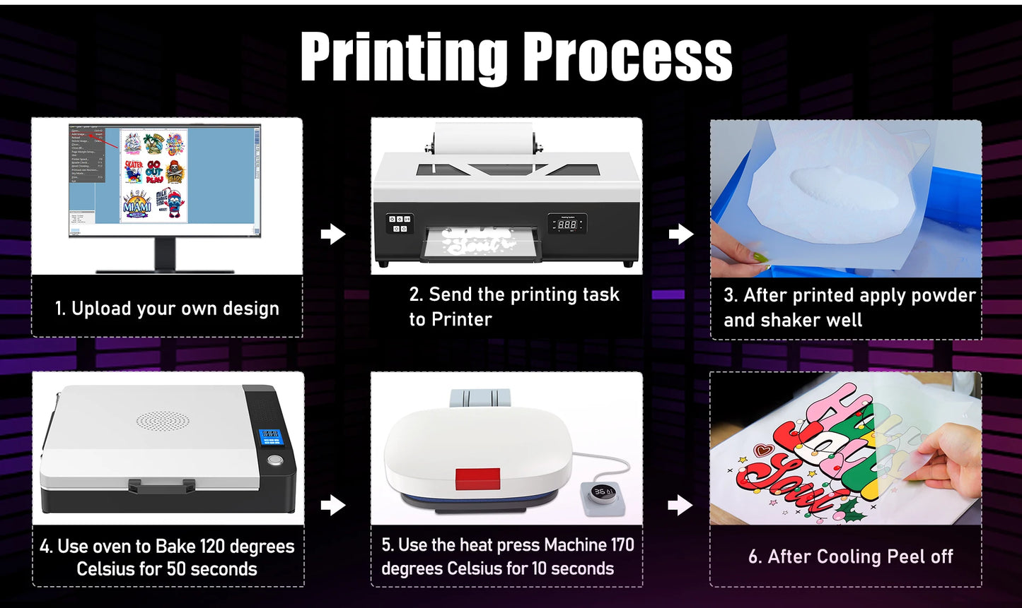 GMXZEC DTF Printer For Epson L805 Direct To Film Transfer