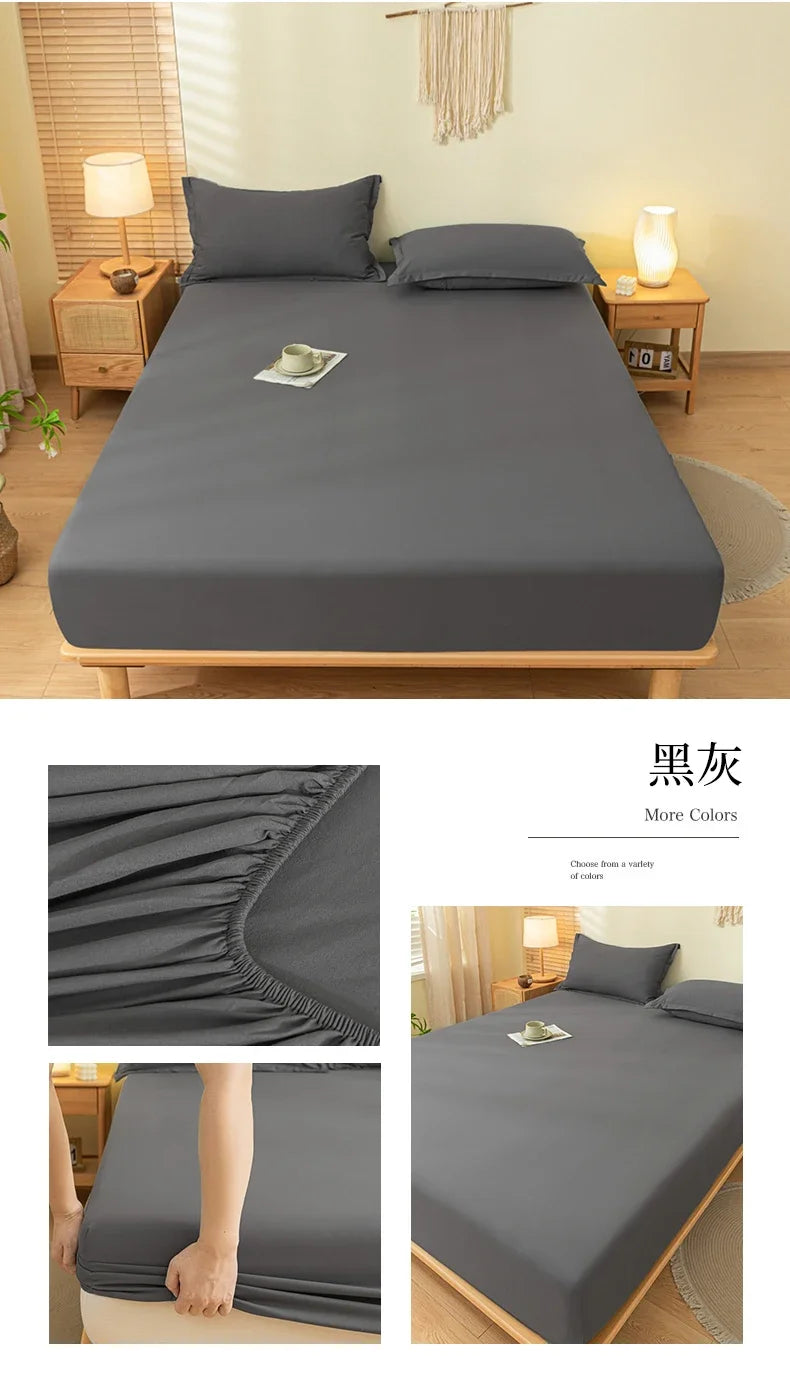 Luxury Elastic Fitted Sheet For Double Bed Mattress Cover