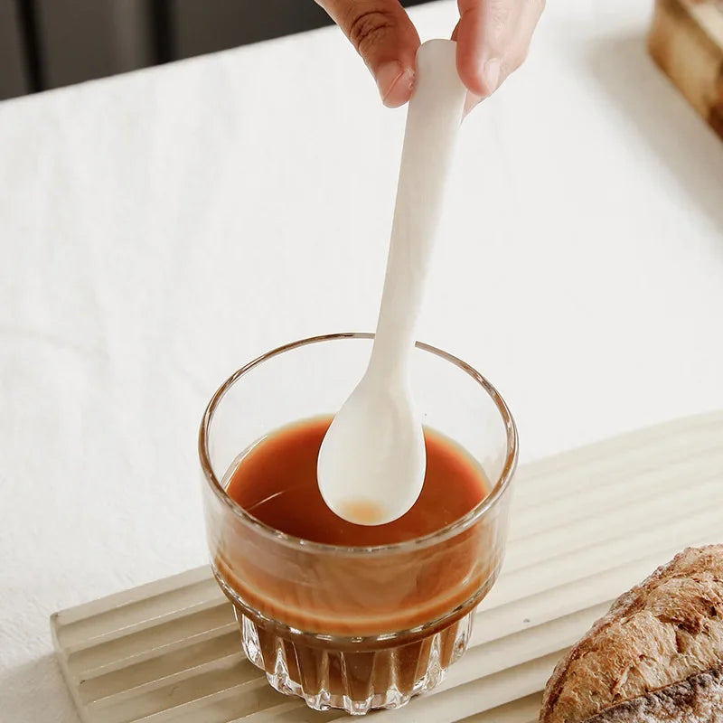 Hign-concerned Natural Shell Ice Spoon Mother Of Pearl Seashell Stirring