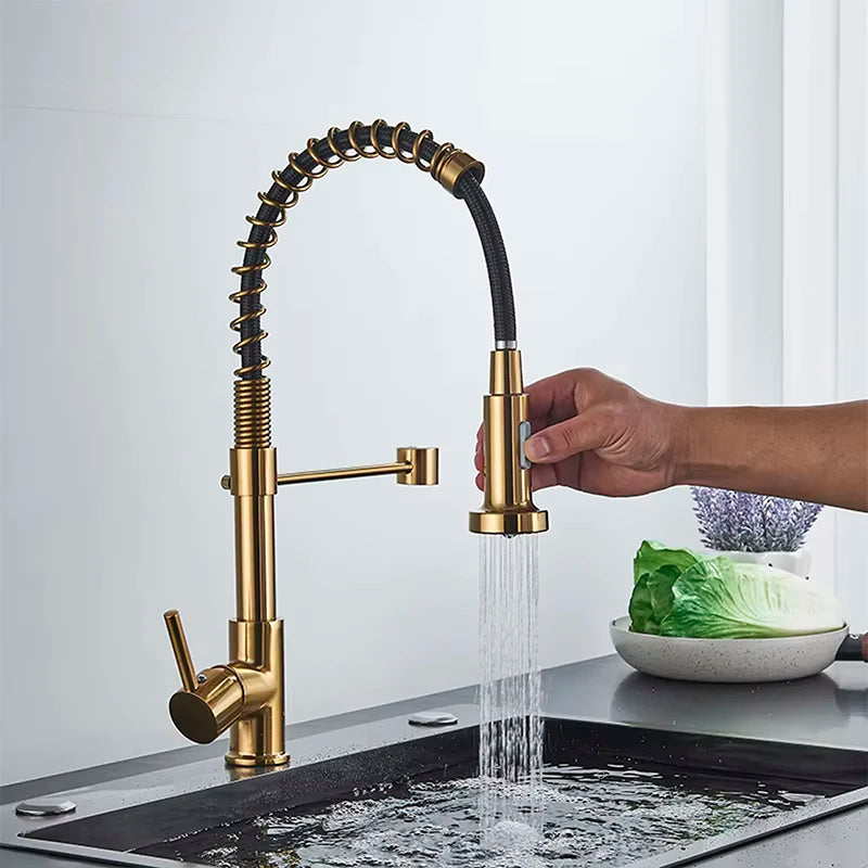 Suguword Removable Kitchen Faucet Deck Mount with Sprayer Dual Modes