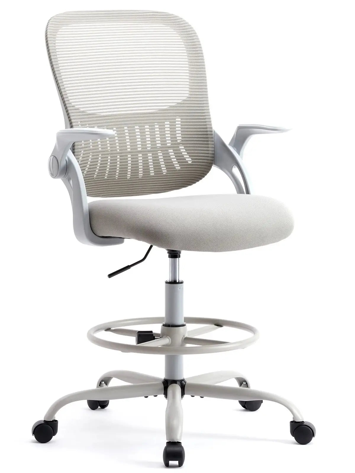 JHK Ergonomic Mesh Backrest Office Chair With Adjustable Height Wheels
