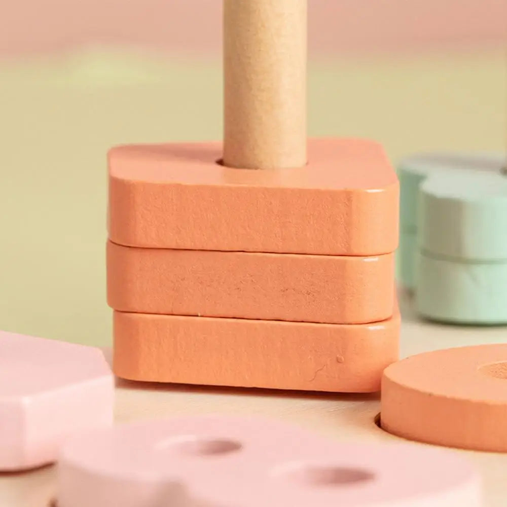 Math Shapes Puzzle Toys for Preschool Learning Number Matching