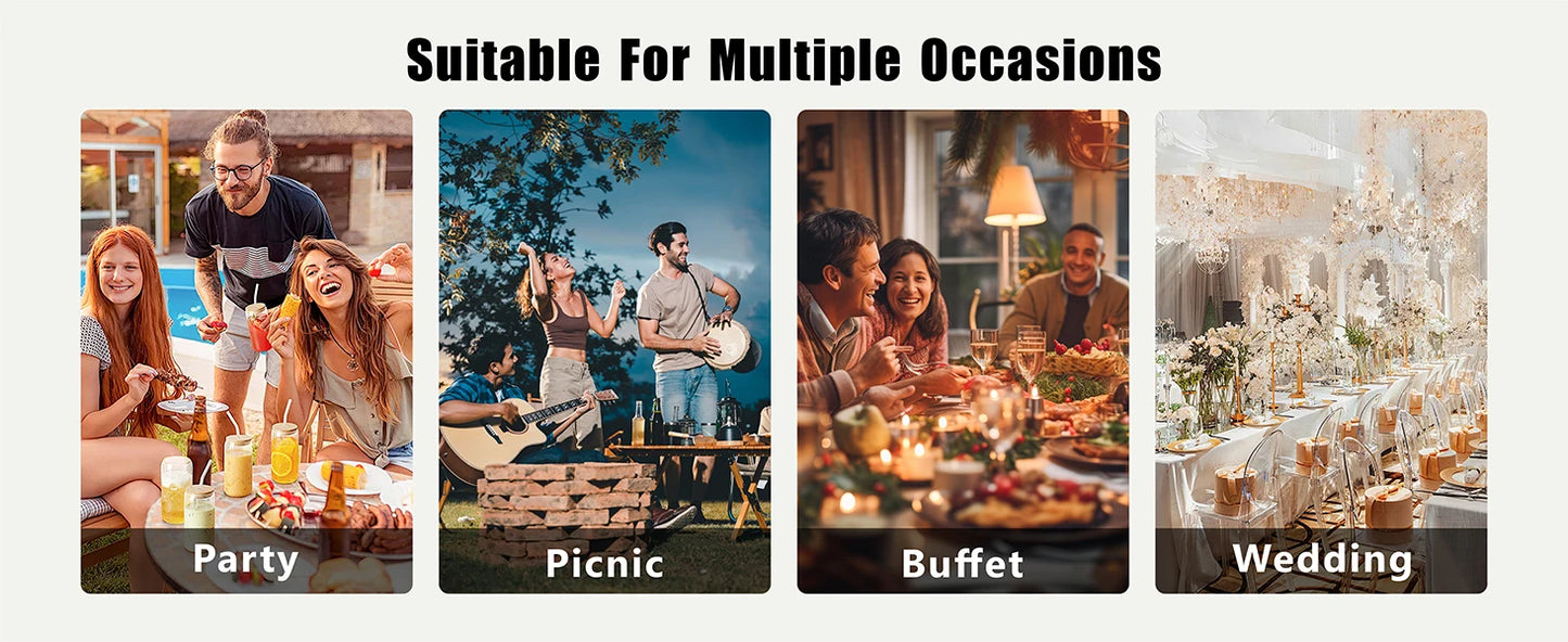 ROOMARK Chafing Dish Buffet Set Stainless Steel Catering Warmer