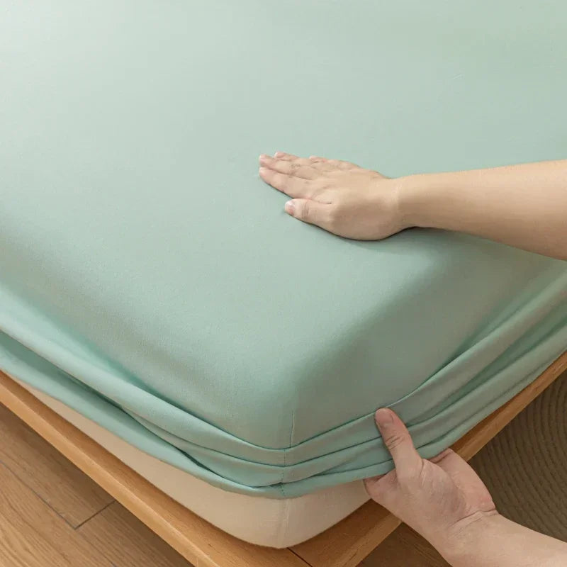 Luxury Elastic Fitted Sheet For Double Bed Mattress Cover