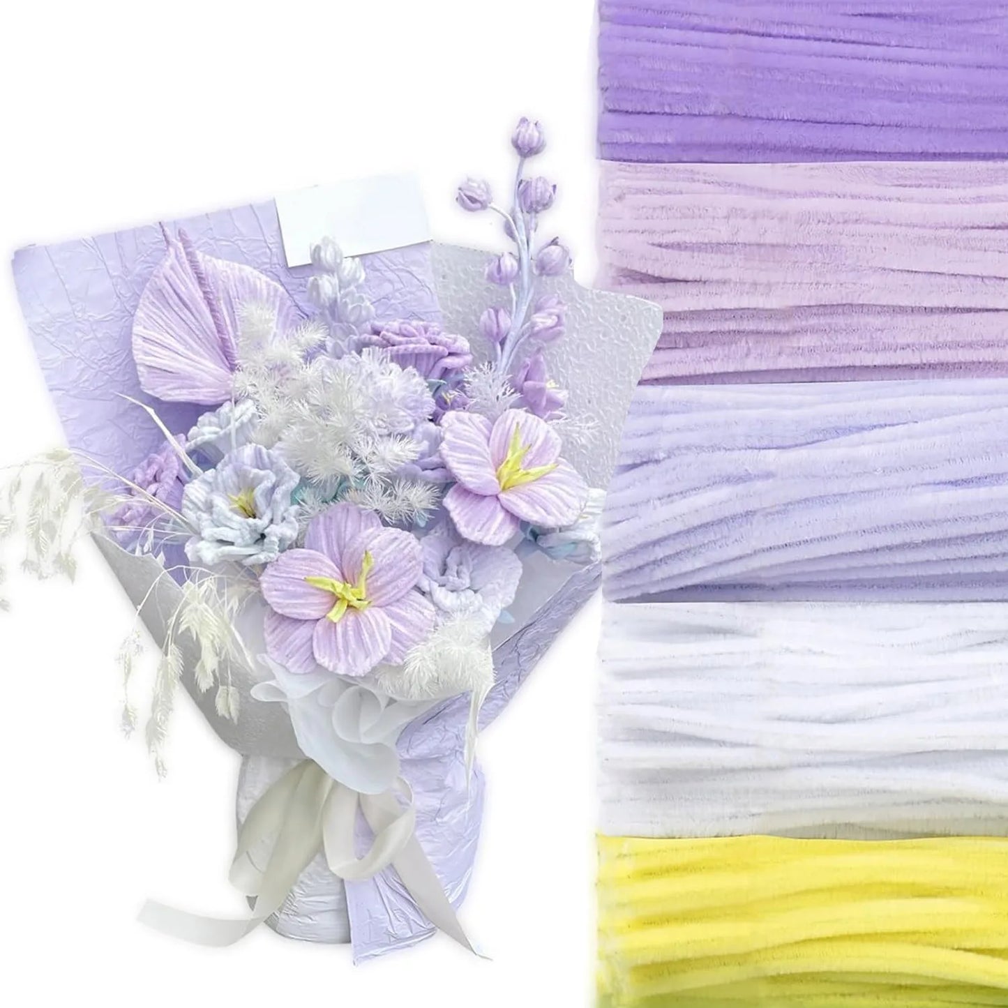 Pipe Cleaners Chenille Stems 300 Pack For DIY Craft Projects