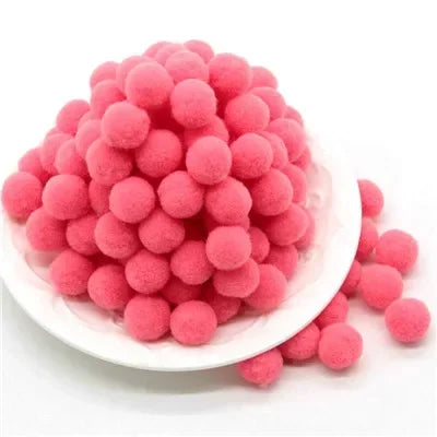 Mini Fluffy Polyester Pom Poms For Diy Crafts And Decor