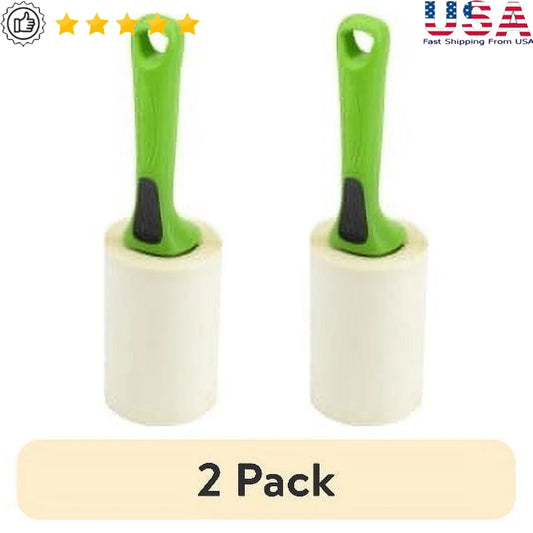 XMSJ Ultra Sticky Lint Roller Twin Pack for Pet Hair