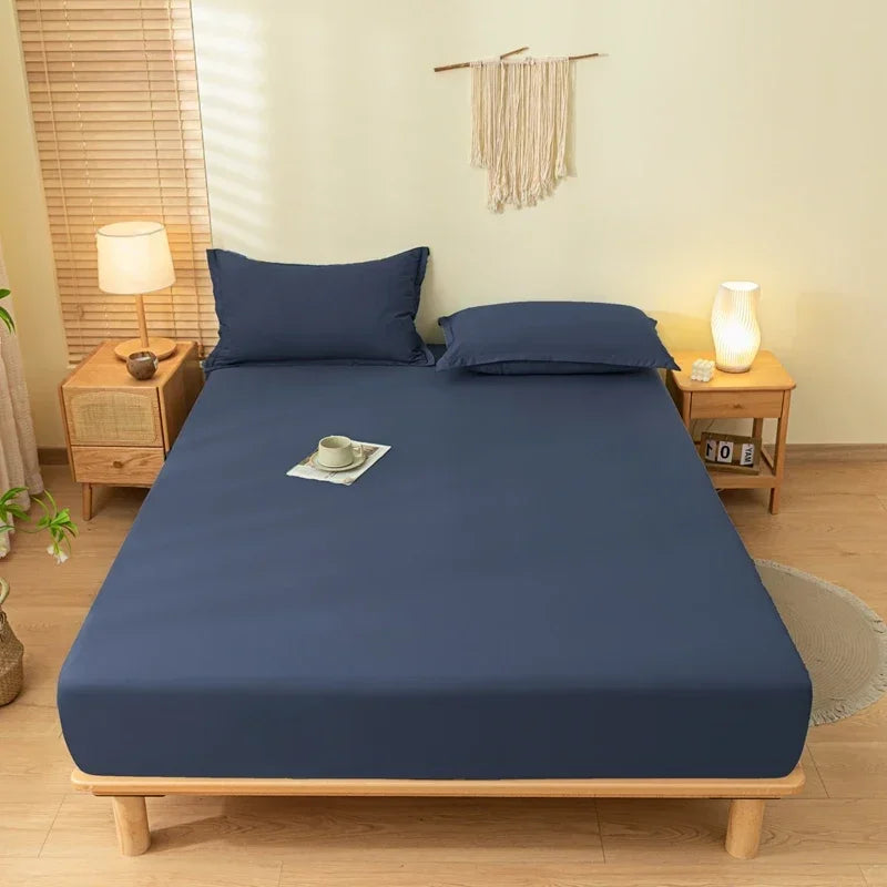 Luxury Elastic Fitted Sheet For Double Bed Mattress Cover