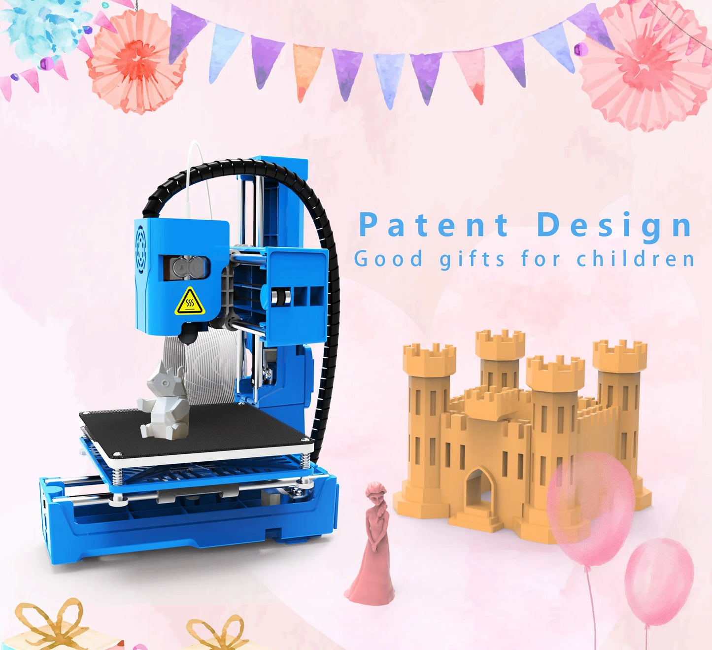 EasyThreed K9 Desktop 3D Printer With SD Card Support