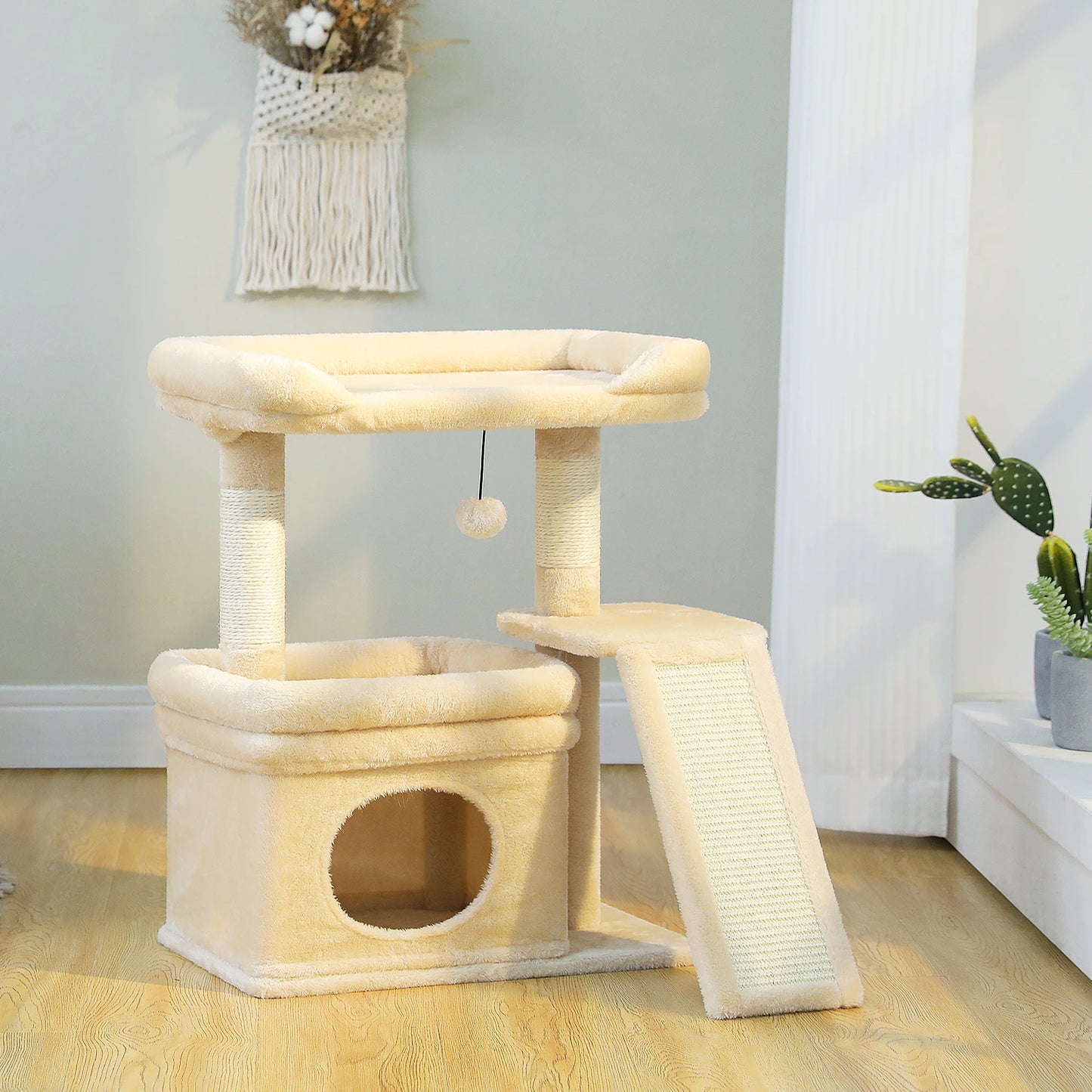 PAWZ Road Indoor Cat Tree With Sisal Scratching Post
