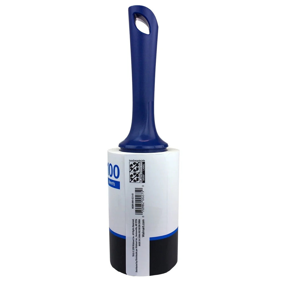 XMSJ 3 Pack Extra Sticky Giant Lint Roller 100 Sheets Easy Tear Ergonomic Handle