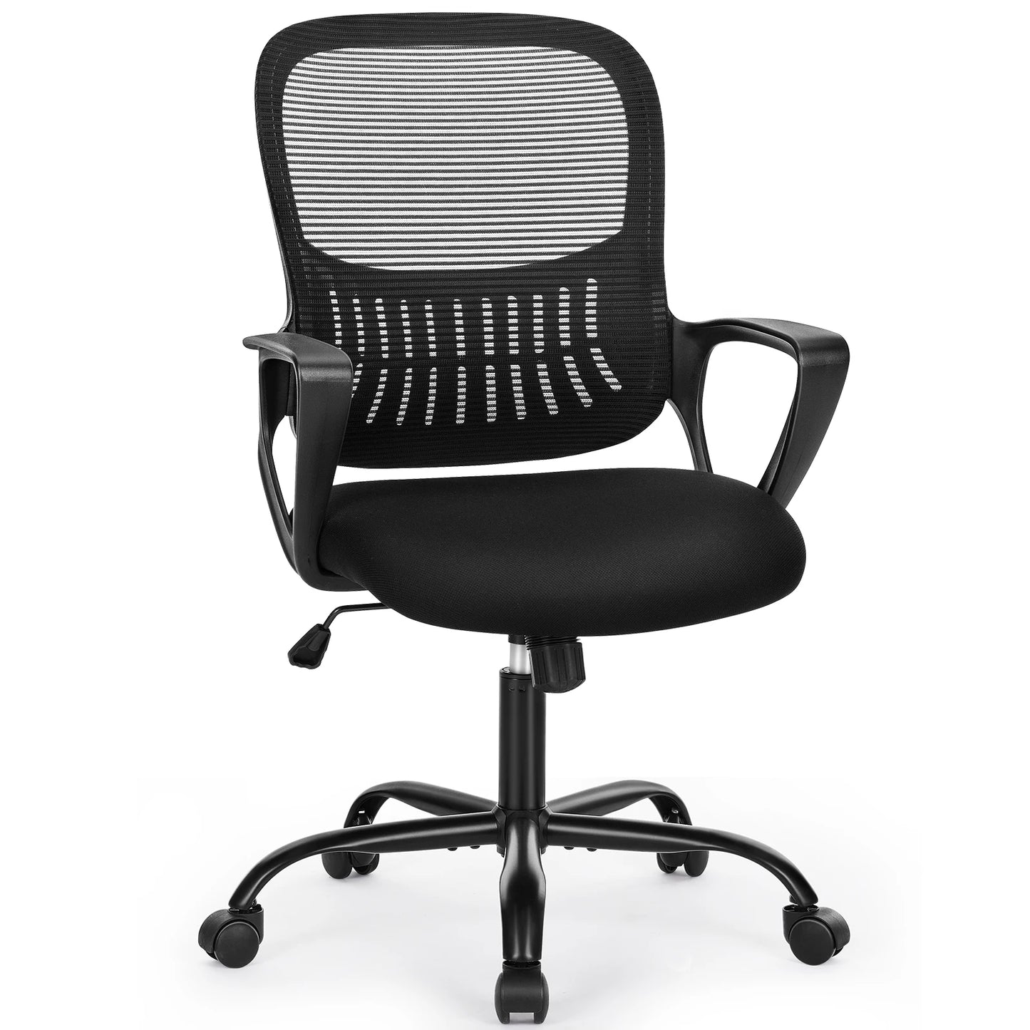 JHK Ergonomic Mesh Backrest Office Chair With Adjustable Height Wheels